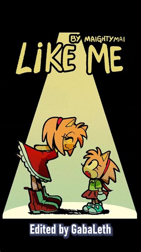 Gaba Leth on Instagram: "Amy: Like Me. Comic by @maightymai | Cast: Child Amy and Amy - Haley Hylia | Music: FINAL FANTASY XIII ～誓い～ by Masashi Hamauzu #amyrose #sonicthehedgehog #sonic #growingup #promise"