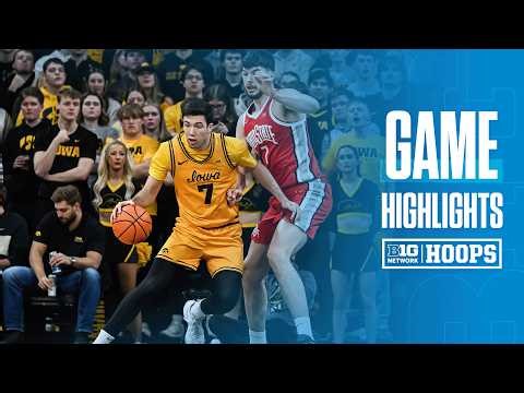 Ohio State at Iowa | HIGHLIGHTS | Big Ten Men's Basketball | 02/25/2026