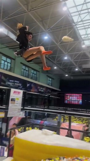 Jumping Like a Pro at the Trampoline Park 🤸‍♂️🔥