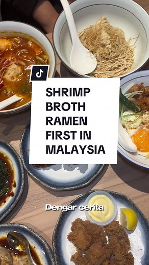 Port nak makan ramen best? Sini korang patut cuba Japanese Shrimp Broth dia! Weh kuah dia memang padu sangat. Pertama dekat Malaysia! 📍 Le Shrimp Noodle Bar , Plaza The Exhange TRX @leshirmpmy #leshrimp #shrimpbrothramen #firstinmalaysia #shrimp #japanseramen