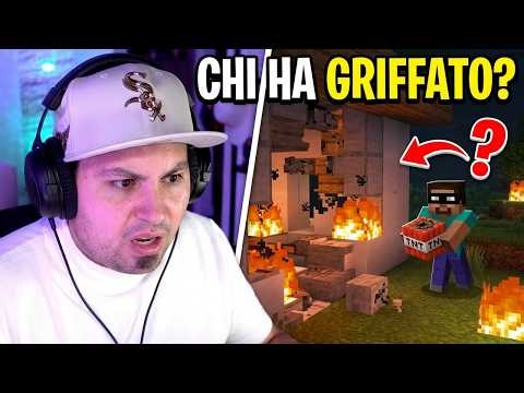 CHI MI HA GRIFFATO CASA SU MINECRAFT HARDCORE IN LIVE CON I MIEI AMICI?!