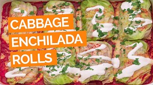 In this video I show you how to make delicious low-carb, gluten-free cabbage enchilada rolls. The recipe can easily be made vegetarian. This recipe uses a hack to turn hot sauce into enchilada sauce using Yellowbird Sauce. These enchiladas are packed with protein, healthy, and super tasty. | Jerry James Stone