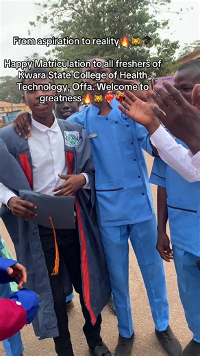 Happy Matriculation for Freshers at Kwara State College