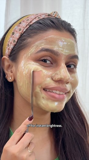 Glamrs | How to make this BANANA LEAF mask ⬇️ Found this extremely cool DIY from @middle_class_mangai’s instagram page, check it out for more cool... | Instagram