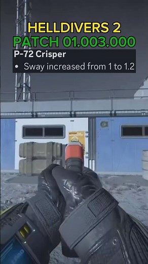 P-72 Crisper NERF After Patch 01.003.000 - Helldivers 2