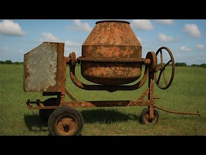 From Rust to Revival // 50 Year Old Concrete Mixer Fully Restored, Inspiring Millions