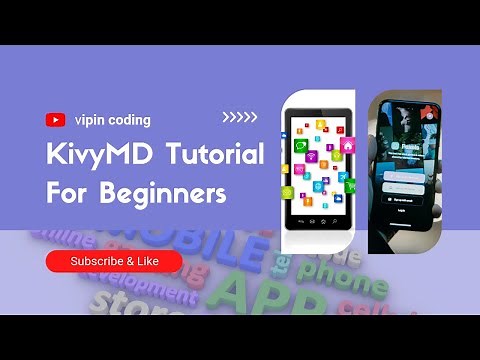 Kivy Tutorial 1 - Building Mobile Apps with Python in Hindi | KivyMD | Python | vipin coding