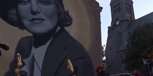 Plattsburgh unveils new mural honoring Jean Arthur
