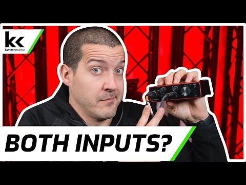 Can You Record Two Inputs on Scarlett Solo At The Same Time?