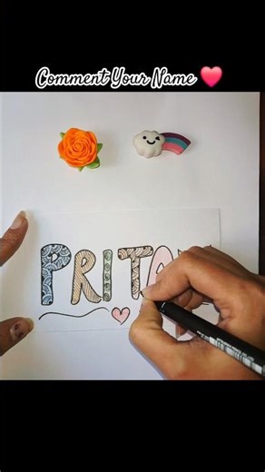 Viral Name Writing 😍😱#nameart#diy #shorts #craftidea#letter #yt #ytshorts #viral #youtube #craft#art