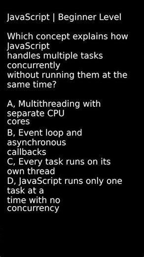 How JavaScript Handles Multiple Tasks Concurrently #WebDevelopment #CodingBoost #DeveloperResources