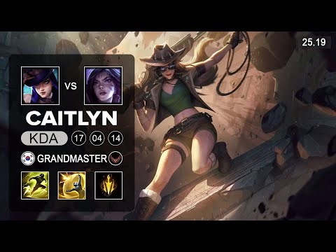 Caitlyn vs Kai'Sa ADC - KR Challenger - Patch 25.19 Season 15