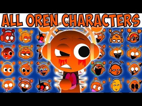 ALL OREN CHARACTERS | FNF Character Test | Gameplay VS Playground