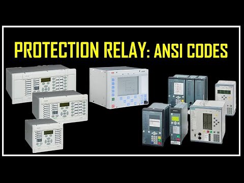 NUMERICAL RELAY/ PROTECTION RELAY/ ANSI CODES