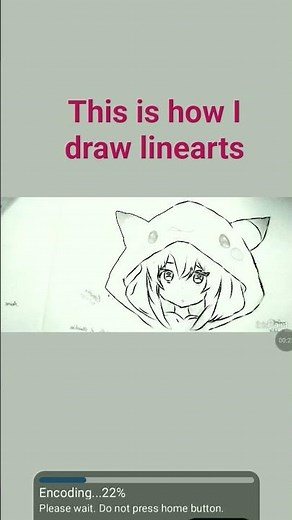 tutorial of drawing linearts # ibis paint x # digital drawing #