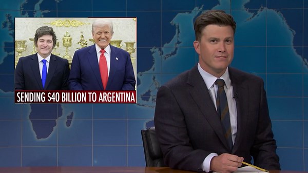 Colin Jost’s SNL joke about about Trump officials fleeing to Argentina like Nazis falls flat: ‘Hey, one clap!’