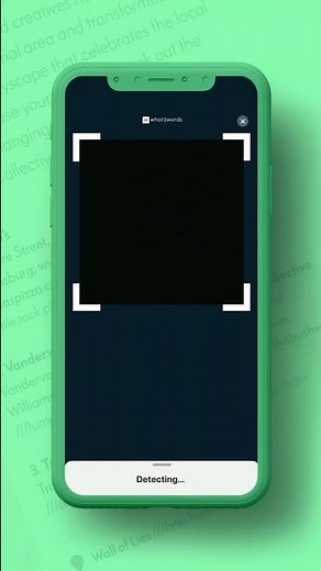 How to scan a what3words address