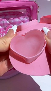 Stanley pink cup with ❤️ ice cubes of course | Peachy Queen