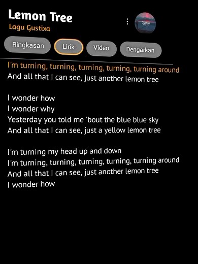 Vibes 2020: Exploring the Meaning Behind 'Lemon Tree' Lyrics | Gustixa