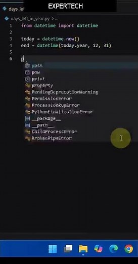 How Many Days are Left in 2026? Python Script! ⏳