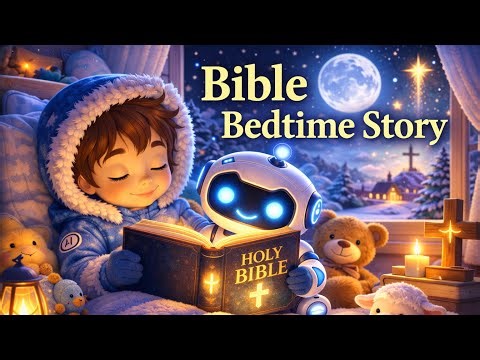 SnowSkye Bible Bedtime Story 🌙 God Made the World | Bible Stories for Kids