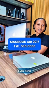 MACBOOK AIR 1466 2017 Processor: Intel Core i5, 5th Generation with Dual cores Processor speed:1.8GHZ RAM :8GB Storage SSD : 256GB Screen size: 13 Inches Battery Health: Excellent, 5 hours ✅HD Front camera ✅Bluetooth & Wi-Fi ✅Backlight Keyboard ✅USB ports ✅Very slim & Portable PRICE: 590,000 Warranty: 6 Months OFA ZA BURE 1. LAPTOP BAG 2. WIRELESS MOUSE 3. FREE DELIVERY IN DSM 4. FREE INSTALLATION OF ALL PROGRAMES SOFTWARE AND GAME OF YOUR CHOICE LOCATION: *MAGOMENI HOSPITALI, DSM* *CONTACTS: 07