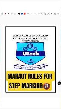 #makaut🛑MAKAUT STEP MARKING RULE😶#shorts #viral