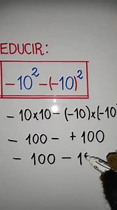 #Aritmética ✅ Operaciones con Números enteros ✍️Resolvemos paso a paso este ejercicio de Operaciones con Números enteros. Matemáticas y Ciencias © 2022 | Matemáticas y Ciencias