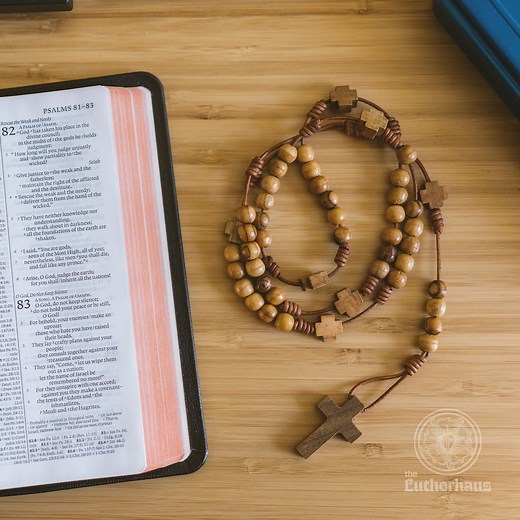Lutheran Prayer Beads, Lutheran Rosary With Digital Prayer Booklet (optional Physical Booklet) - Etsy