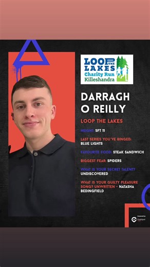 🔥 Quid Games Contestant Reveal 🔥 Next we have Darragh O'Reilly proudly representing Loop of the Lakes in the Butlersbridge GAA Quid Games 💥 Darragh is taking on the challenge to help raise much-needed funds for the continued growth and development of our club. 💚 Show Darragh your support: 👉 https://clubspotevents.ie/donate/butlersbridge-gaa/darragh-o-reilly/ Best of luck, Darragh—Thanks for getting involved! 👏 #butlersbridgegaa #quidgames #donate #bestofluck
