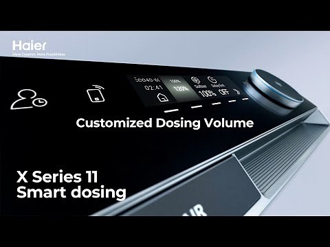 Haier Washing Machine ｜X Series 11 - Smart dosing