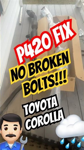 P0420 STOP WAISTING MONEY & CHECK THIS FIRST Toyota Corolla ￼