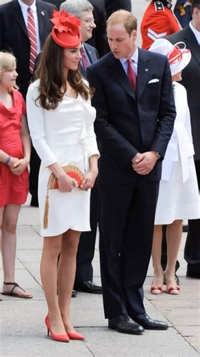 Kate Middleton’s Elegant White & Red Look with Prince William Is Pure Royal Perfection