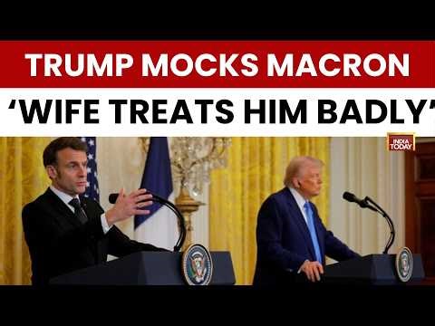 War Of Words Erupts Between Trump And Macron | Trump-Macron Fued | Iran War | Hormuz | NATO