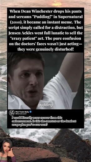 Why Dean Winchester Screaming "Pudding" Is Iconic #DeanWinchester #Supernatural #Pudding #TVMemes