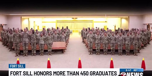 Fort Sill Graduates: Graduation ceremony for 450 soldiers held by Fort Sill