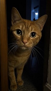 🌙 Your Cat’s Eyes Have A Superpower Humans Don’t Have 😳 #cat #catbehavior #fyp