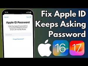 How To Fix Apple ID Keeps Asking For Password iOS 16/17