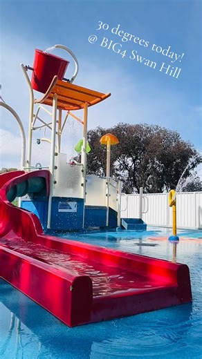 1.4K views · 12 reactions | #springtimefun #travellife 35 degrees today and the park is cooling down nicely 朗 | BIG4 Swan Hill | Facebook