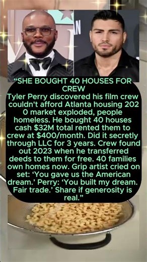 She Bought 40 Houses for Her Crew 😳 Loyalty on Another Level#celebrity #shortvideos #news #cinema
