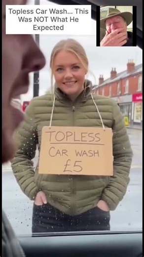 Topless Car Wash… This Was NOT What He Expected