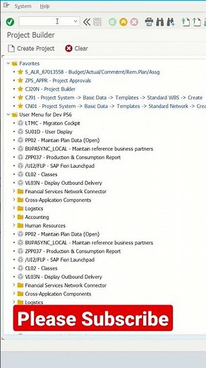 How to create WBS | Project | SAP | ERP | Project kaise banaye