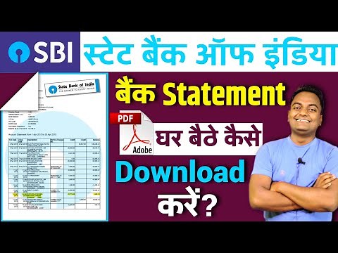 How to Download SBI Bank Statement in PDF Format 2025 || sbi statement kaise download kare?