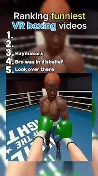 These are the funniest VR boxing moments😂🤣