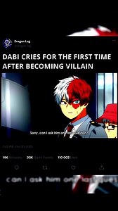 DABI CRIES 🥀 #amv #animeedit #mhaedit #myheroacademia #fyp