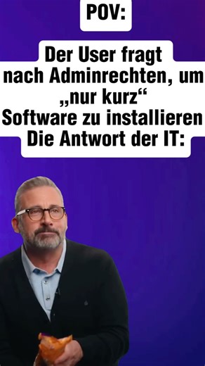 Adminrechte beantragt. Problem gelöst. #memes #meme #reels #reel #shorts #shortvideo #fail