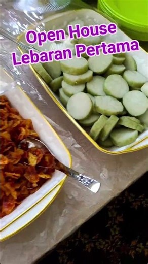 Menu Makanan Open House Hari Pertama di Rumah Oma | #MasEB1ET #Lebaran #idulfitri #openhouse #shorts