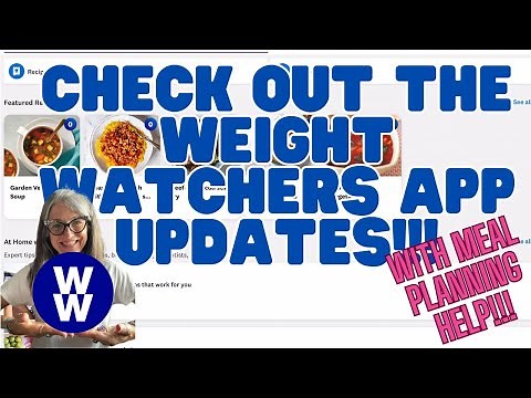 Let's Check Out the WW App Updates / Weight Watchers Meals with Points