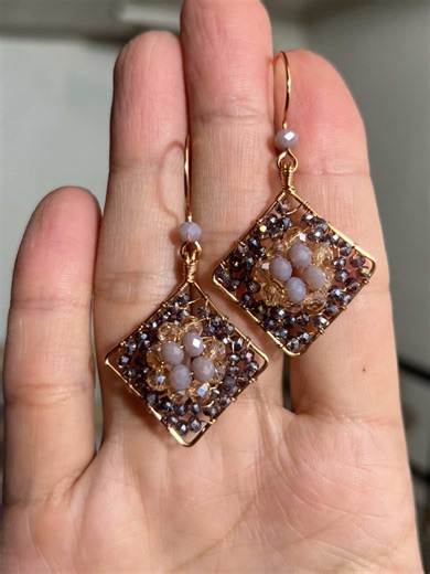 Wire Wrapped Woven Earrings Practice & New Release