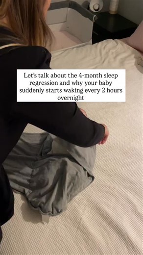 The 4-month sleep regression isn’t really a regression at all, it’s actually a progression. It’s the point where your baby’s sleep cycles mature and become more adult-like. As a newborn, their sleep cycles were 4–6 hours long, so if they woke at the end of a cycle, it might’ve only been once or twice overnight. Now, those cycles shorten to 2–4 hours, so even though nothing about their sleep ability has changed, there are just more sleep cycles to wake at. If your baby is rocked or fed to sleep a